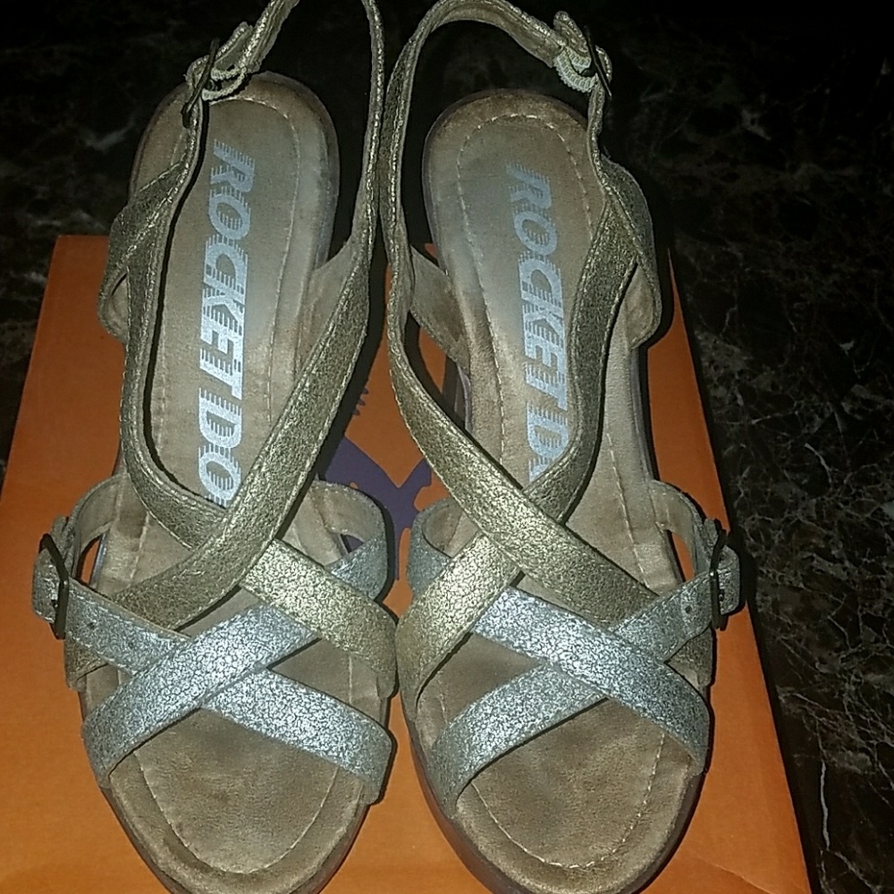 Rocket Dog Chisel Metallic Sandal